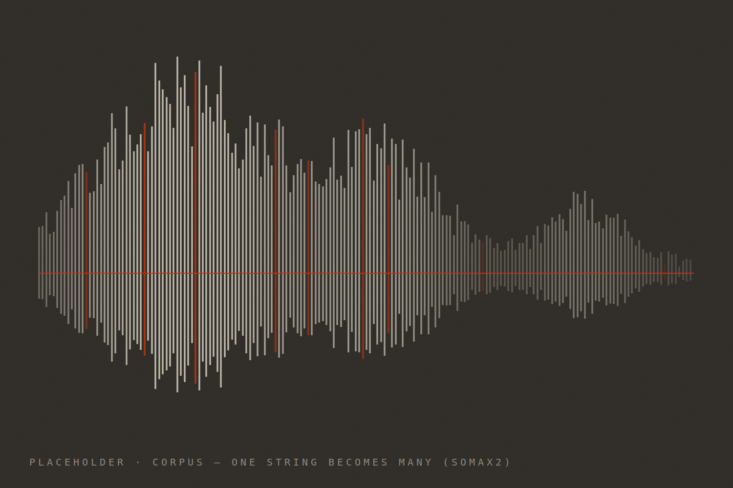 Spectral lines — one string becomes many